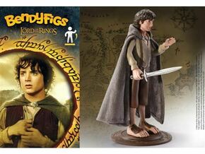 NOBLE COLLECTION - LORD OF THE RINGS - BENDYFIGS - FRODO BAGGINS