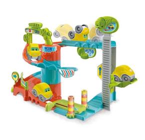 Play for Future - Zabavni garažni set igračaka sa salto autićem - Clementoni baby