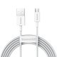 Baseus Superior Series kabel USB na mikro USB, 2A, 2m (bijeli) (paket od 5 komada)