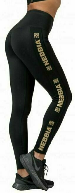 Nebbia Gold Classic Leggings Black M Fitness hlače