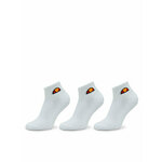 Set od 3 para niskih ženskih čarapa Ellesse Tallo SBMA2302 White 908