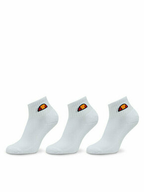 Set od 3 para niskih ženskih čarapa Ellesse Tallo SBMA2302 White 908