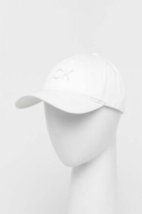 Kapa sa šiltom Calvin Klein boja: bijela