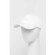 Kapa sa šiltom Calvin Klein boja: bijela, glatka - bijela. Kapa s šiltom u stilu baseball iz kolekcije Calvin Klein. Model izrađen od glatke tkanine.