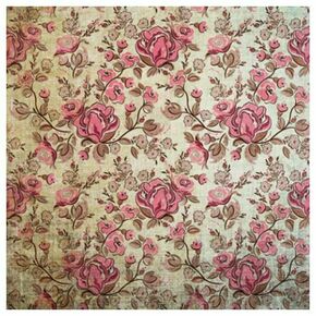 Click Props Background Vinyl with Print Roses Distressed 1