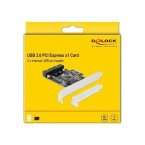 Delock PCI Express card to 2x internal USB 3.0 post connector
