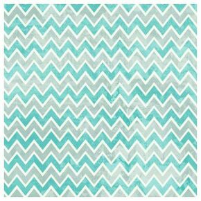 Click Props Background Vinyl with Print Zigzag Blue 1