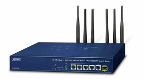 Planet VR-300FW-NR 5G NR Cellular + Wi-Fi 6 AX1800 Dual Band + 1-Port 1000X SFP VPN Security Router and AP Controller (Sub-6 5G NR Global Band