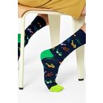 Happy Socks - šarena. Visoke čarape iz kolekcije Happy Socks. Model izrađen od elastičnog, s uzorkom materijala.