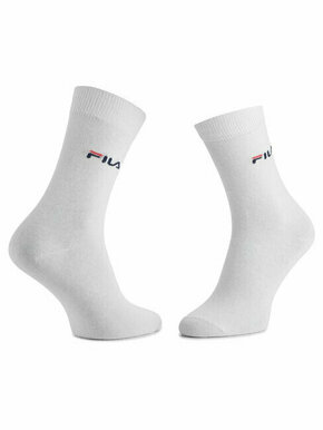 Set od 3 para unisex visokih čarapa Fila F9630 White