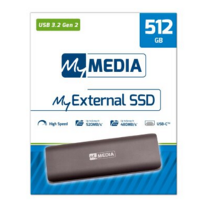 Externi SSD MyMedia USB 3.2 Gen 1 SSD 512GB