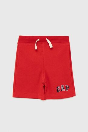 Dječje kratke hlače GAP boja: crvena