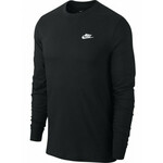Muška majica Nike Sportswear Club Tee LS - black/white