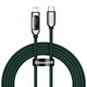 USB-C kabel za Lightning Baseus Display, PD, 20W, 2m (zeleni)