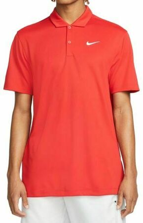 Muški teniski polo Nike Men's Court Dri-Fit Solid Polo - university red/white