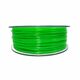 Filament for 3D, PET-G, 1.75 mm, 1 kg, green trans