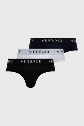 Slip gaćice Versace za muškarce - šarena. Slip gaćice izkolekcije Versace. Model izrađen od glatke
