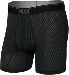SAXX Quest Boxer Brief Black II S Donje rublje za fitnes