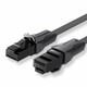 Vention Flat CAT.6 UTP Patch Cord Cable 15M Black VEN-IBABN