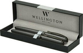 Set pisaći Wellington Aurora sivi roler i naliv pero u kutijici
