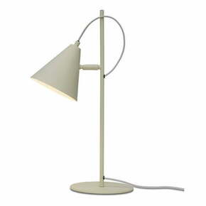 Svijetlo zelena stolna lampa s metalnim sjenilom (visina 50