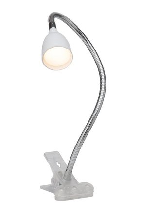 BRILLIANT G92936/05 | Anthony Brilliant svjetiljke sa štipaljkama svjetiljka sa prekidačem na kablu elementi koji se mogu okretati 1x LED 200lm 3000K satenski nikal