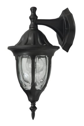 RABALUX 8341 | Milano1 Rabalux zidna svjetiljka 1x E27 IP43 crno