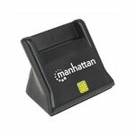 0001225897 - POS DOD SMART CARD READER Manhattan - 102025 - USB čitač pametnih kartica, idealan za stolna i prijenosna računala bez ugrađenih čitača, lagana instalacija pomoću USB priključka, Plug˛ Play instalacija, kompatibilnost sa Win i Mac...