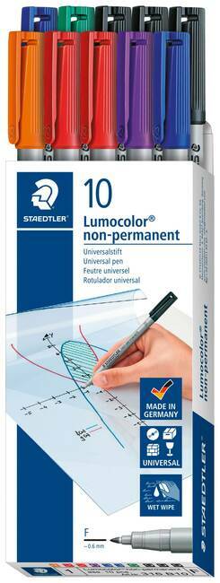 Staedtler flomaster za foliju Lumocolor® non-permanent pen 316 316 B10 crvena