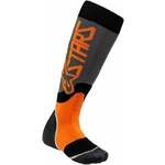 Alpinestars Čarape MX Plus-2 Socks Cool Gray/Orange Fluorescent L
