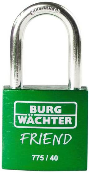 Burg Wächter 39451 lokot 40.00 mm različito zatvaranje zelena zaključavanje s ključem