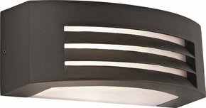 VIOKEF 4080300 | Limnos Viokef zidna svjetiljka 1x E27 IP44 tamno siva