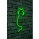 Ukrasna plastična LED rasvjeta, Cat - Green