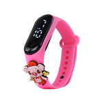 Pink Piggy Touch Screen Watch with Adjustable Band