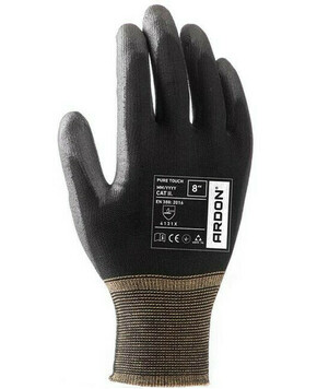 Natopljene rukavice ARDON®PURE TOUCH BLACK 11/2XL | A8009/11