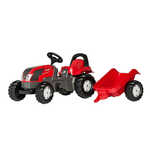 Rolly Toys traktor na pedale Valtra + prikolica