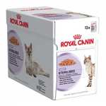 Royal Canin Sterilised Gravy - za kastriranu odraslu mačku, mokra hrana u sosu 12 x 85 g