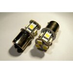 HSUN BA15S (R10W, R5W) SMDx8 LED žarulja - 24VHSUN BA15S (R10W, R5W) SMDx8 LED bulb - 24V - 5000K - bijela BA15S-SMD8-24