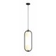 ALDEX 1086H1 | Riva-AL Aldex visilice svjetiljka 1x E14 crno, opal