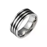 RNR Three Stripes, prsten od nehrđajućeg čelika