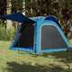 vidaXL Šator za kampiranje za 4 osobe plavi 240x221x160 cm taft 185T