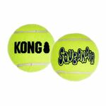 KONG Igračka za psa, SqueakAir Ball Large, zvučna, 7,6 cm, 2 komada