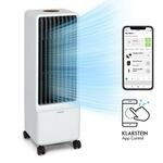 Klarstein Klarstein Maxflow Smart, 3 u 1 rashlađivač zraka, ventilator, ovlaživač zraka, 5 l, WiFi, daljinski upravljač, 2 × set za hlađenje