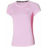 Mizuno DryAeroFlow Tee Pink Lavender XS Majica za trčanje s kratkim rukavom