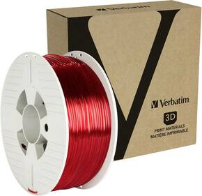 Verbatim 55062 3D pisač filament PETG 2.85 mm 1 kg crvena (prozirna) 1 St.