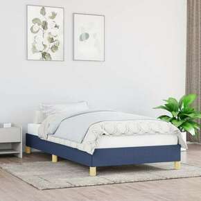 Okvir za krevet plavi 100x200 cm od tkanine