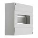 KANLUX 3852 | Kanlux zidna radjelna kutija DIN35, 8P pravotkutnik IP30 IK06 bijelo