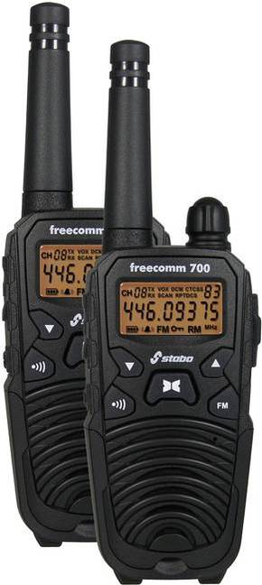 Stabo freecomm 700 20700 pmr ručna radio stanica 2-dijelni komplet