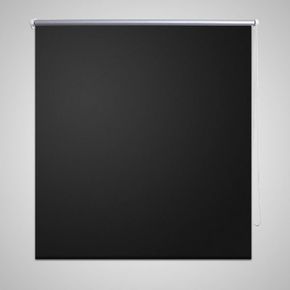 VidaXL Rolo crna siva zavjesa za zamračivanje 160 x 230 cm