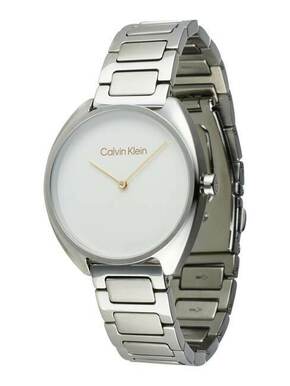 Calvin Klein Analogni sat 'Timeless' srebro / bijela